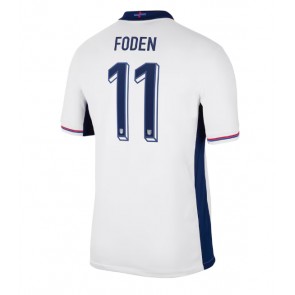 England Phil Foden #11 Replica Home Stadium Shirt Euro 2024 Short Sleeve